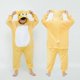 thumbnail image 1 of Pijamas de zorro y ciervo para niños y niñas, ropa de dormir de animales, unicornio, Stitch, Licorne, monos xuanjing unisex, 1 of 2
