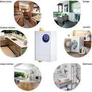 DICEEVIL Electric Tankless Water Heater, 110V 3000W Compact Water Heater Under Sink for Kitchen rv Shower Sink Small, Conveniently Convertible Between Fahrenheit and Celsius