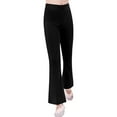 thumbnail image 4 of Esho 1/2 Packs Teens Girls Yoga Pants High Waisted Flare Leggings Activewear Kids Casual Bell Bottoms Pants 3-14T, 4 of 8