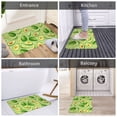 thumbnail image 5 of Honeii Green Avocado Pattern Door Mat, Welcome Door Mats Outdoor Indoor, Stain and Fade Resistant, Non-Slip Entry Matfor Bedroom, Bathroom, Kitchen, 5 of 7