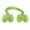 Green, variant on Wheel Roller Massager Plastic Body Care Promote Blood Circulation Massage Tool for Neck Waist Leg