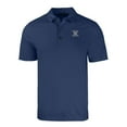 thumbnail image 2 of Men's Cutter & Buck Heather Navy Xavier Musketeers Big & Tall Forge Eco Stretch Recycled Polo, 2 of 3