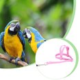 thumbnail image 4 of Greeniant Cuerda para pájaros ajustable mezclada con arnés para pájaros de entrenamiento y aventuras al aire libre fácil de usar Aseo de mascotas rosa, 4 of 6
