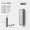 White, variant on WEUVEB Black Zinc Alloy Foldable Ceiling Hook Space-Saving Design Heavy Duty 1 Set