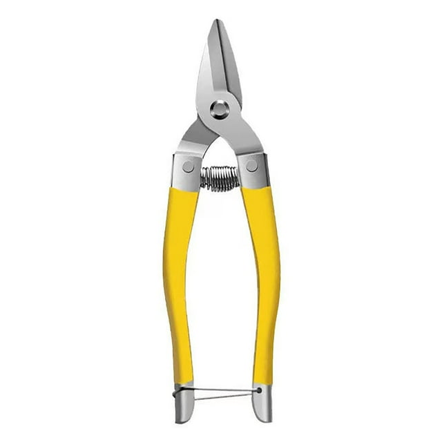 Tijeras de podar de mano para jardín, tijeras de podar bypass | Tijeras de podar manuales con cuchillas de acero inoxidable | Tijeras para ramas, para jardinería y árboles, tamaño grande