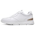 thumbnail image 5 of CMR CHAMARIPA Casual Men's Elevator Sneakers - White Cowhide Leather Height Increasing Shoes 2.36 Inches / 6 CM, 5 of 10