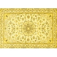 thumbnail image 1 of Ahgly Company Indoor Rectangle Medallion Yellow Traditional Area Rugs, 2' x 4', 1 of 4