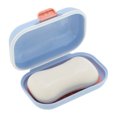 thumbnail image 5 of Unique Bargains 1 Pc Soap Dish Portable Soap Holder for Bathroom Blue, 5 of 6