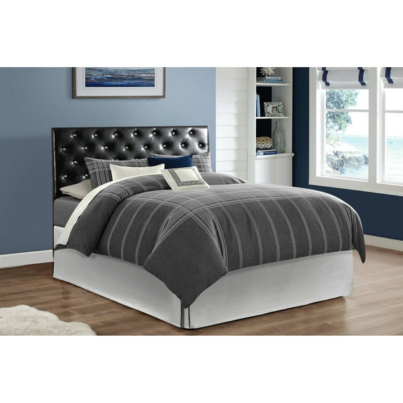 King Headboard In Black - Super G0132 From Glory Furniture Faux Leather With Button Tufting Adjustable Height 41 53 Inches Foam Filled Easy To Clean Mount On Bed/wall Color Bed Or Wall Piece