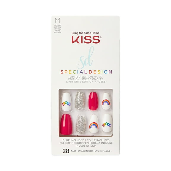 KISS Special Design Limited Edition Pride Nails, ‘On My Way’, 28 Count