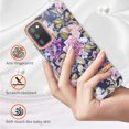 thumbnail image 2 of Allytech Samsung Galaxy A03S Case Clear, Flower Series Crystal Clear Back Cover Flexible TPU Silicone Shockproof Drop Proof Anti-yellow Protection Case Cover for Galaxy A03S, Peony, 2 of 5