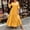 Yellow, variant on SAKMAL Summer Dresses for Women Maxi Plus Size Formal Tiered Flowy Bell Sleeve V-Neck Short Sleeve Womens Long A-Line Dress,Yellow,2XL