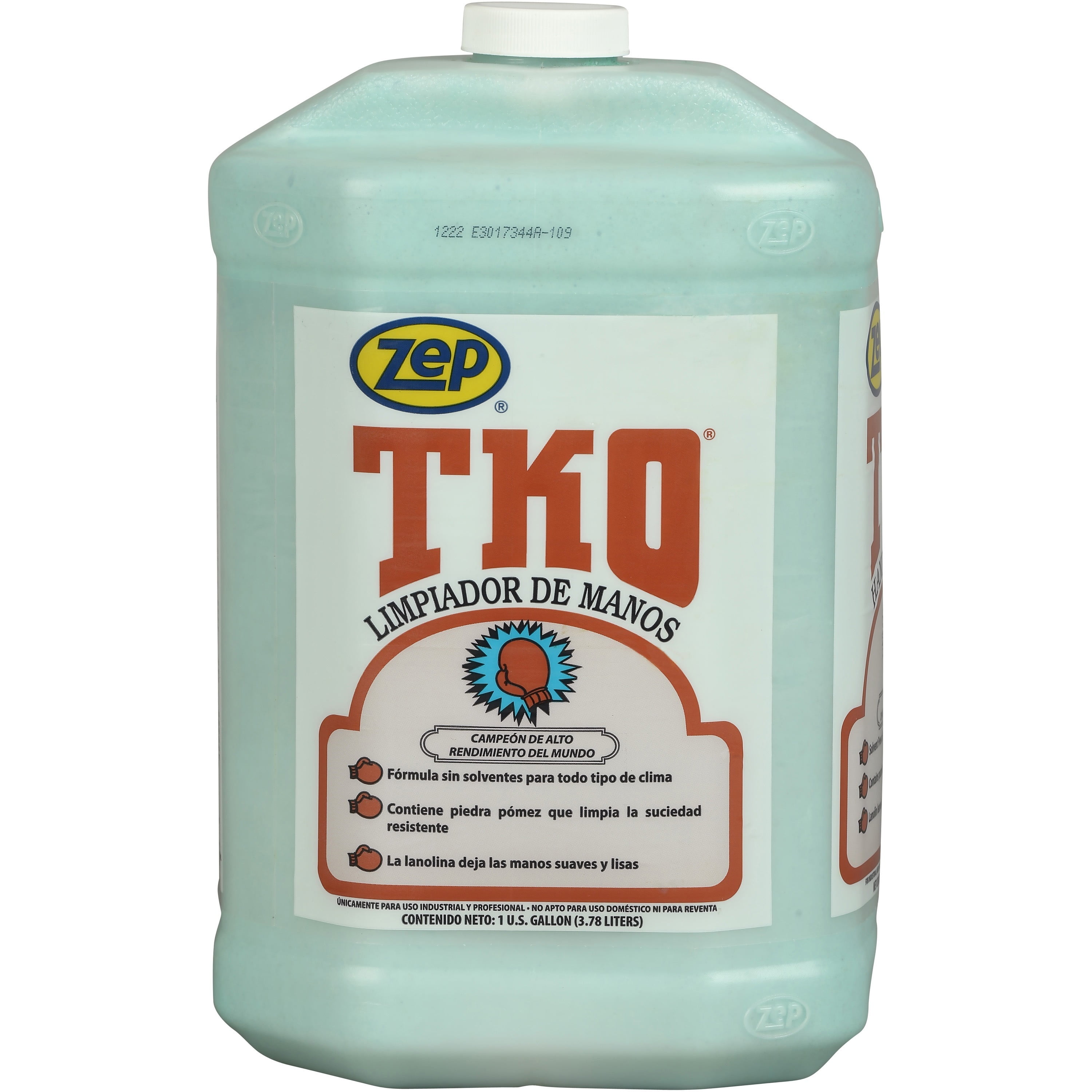 Zep® TKO Hand Cleaner Refill, Lemon Lime Scent, 1 gal, 4/Carton