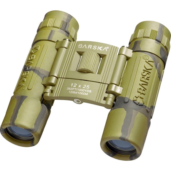 barska 12 x 25 lucid view camouflage binoculars