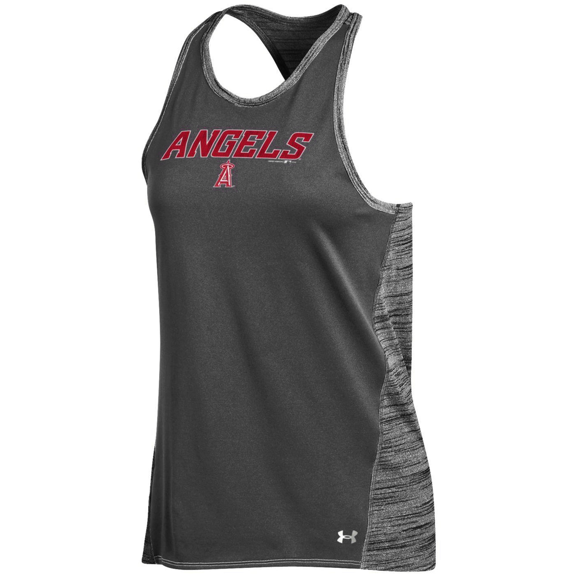 Women's Under Armour Gray Los Angeles Angels Performance Tank Top by Gear For Sports/Under Armour