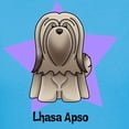 thumbnail image 3 of CafePress - Anime Star Lhasa Apso Women's Dark T Shirt - Women's Traditional Fit Dark T-Shirt, 3 of 4