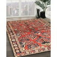 thumbnail image 3 of Ahgly Company Machine Washable Indoor Rectangle Traditional Tomato Red Area Rugs, 8' x 10', 3 of 7