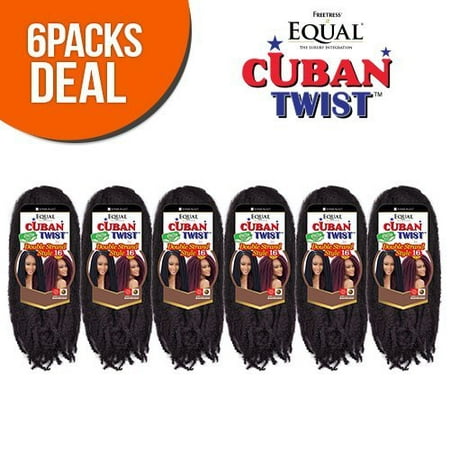 Freetress Equal Synthetic Hair Braids Double Strand Style Cuban Twist Braid 16