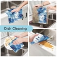 thumbnail image 2 of 6PCS Dish Towels and Dish Cloths Reuseable Dishcloths Sets for Washing Dishes, Cooking, Baking Size 11" x 11" Ethereal Dreamlike Elements, 2 of 9