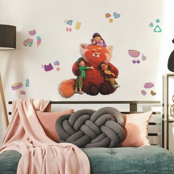 Turning Red Peel and Stick Giant Wall Decals