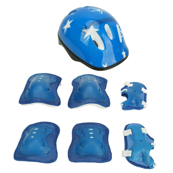 Kids Bike Helmet With Knee Pads Elbow Pads Wrist Guards, Adjustable Toddler Helmet For Ages 5-14 Toddler Kids & Youth, Sports Protective Gear Set For Skateboarding, Bike, Scooter