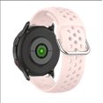 thumbnail image 1 of Correa de reloj de silicona de 20 mm y 22 mm, liberación rápida para hombres y mujeres, correa de repuesto para reloj inteligente, rosa, 1 of 5
