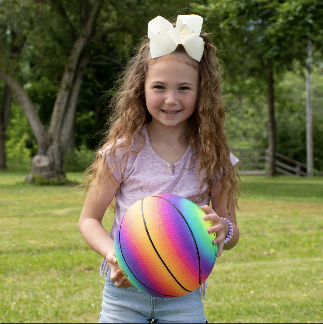 Hedstrom 54-5260BX Multicolored Basketball, 8.5"