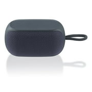 onn. Small Rugged Speaker with Bluetooth Wireless Technology, Gray