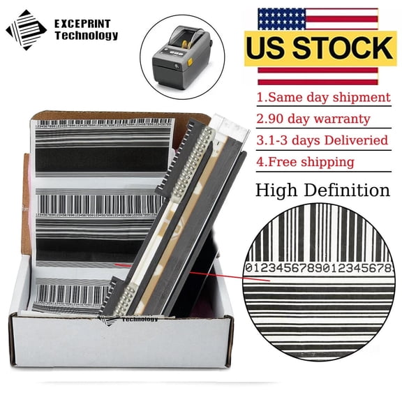 203dpi P1079903-010 Printhead for Zebra ZD410 Thermal Label Printer NEW