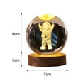 thumbnail image 3 of Crystal Ball Night Light Handicraft USB Plug-in Bedside Lamp Lighting Ornament, 3 of 6