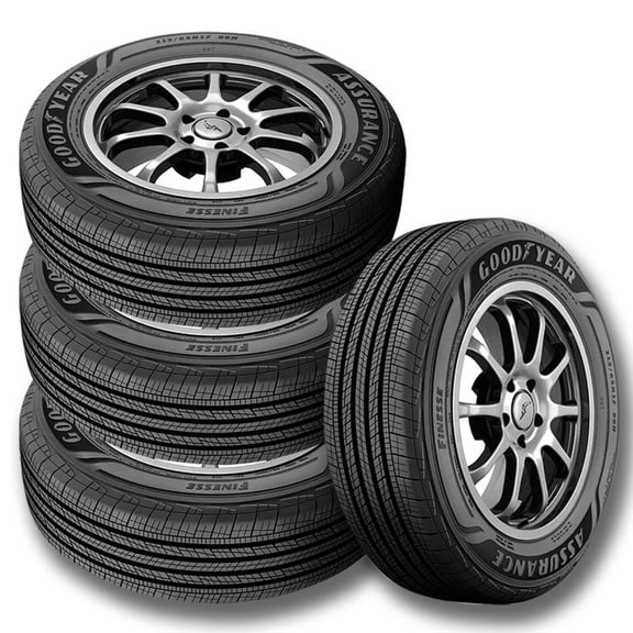 4 Goodyear Assurance Finesse 215/65R17 99H All Season Touring Tires 540AA 681039566 / 215/65/17 / 2156517