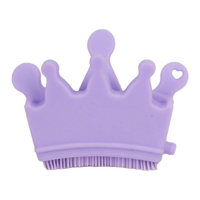 Soporte para práctica de uñas, cepillo de uñas de silicona, herramienta profesional, soporte reutilizable para dedos púrpura