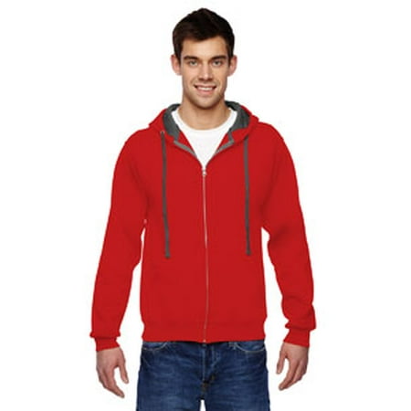 - Fruit of the Loom Adult 7.2 oz. SofSpun® Full-Zip Hooded Sweatshirt