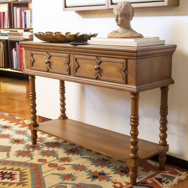 Decor Therapy Mona 2 Drawer Console Table Made Of Wood 32 Wide Com Decor Therapy Mona 2 Drawer Console, 32 Wide Console Table