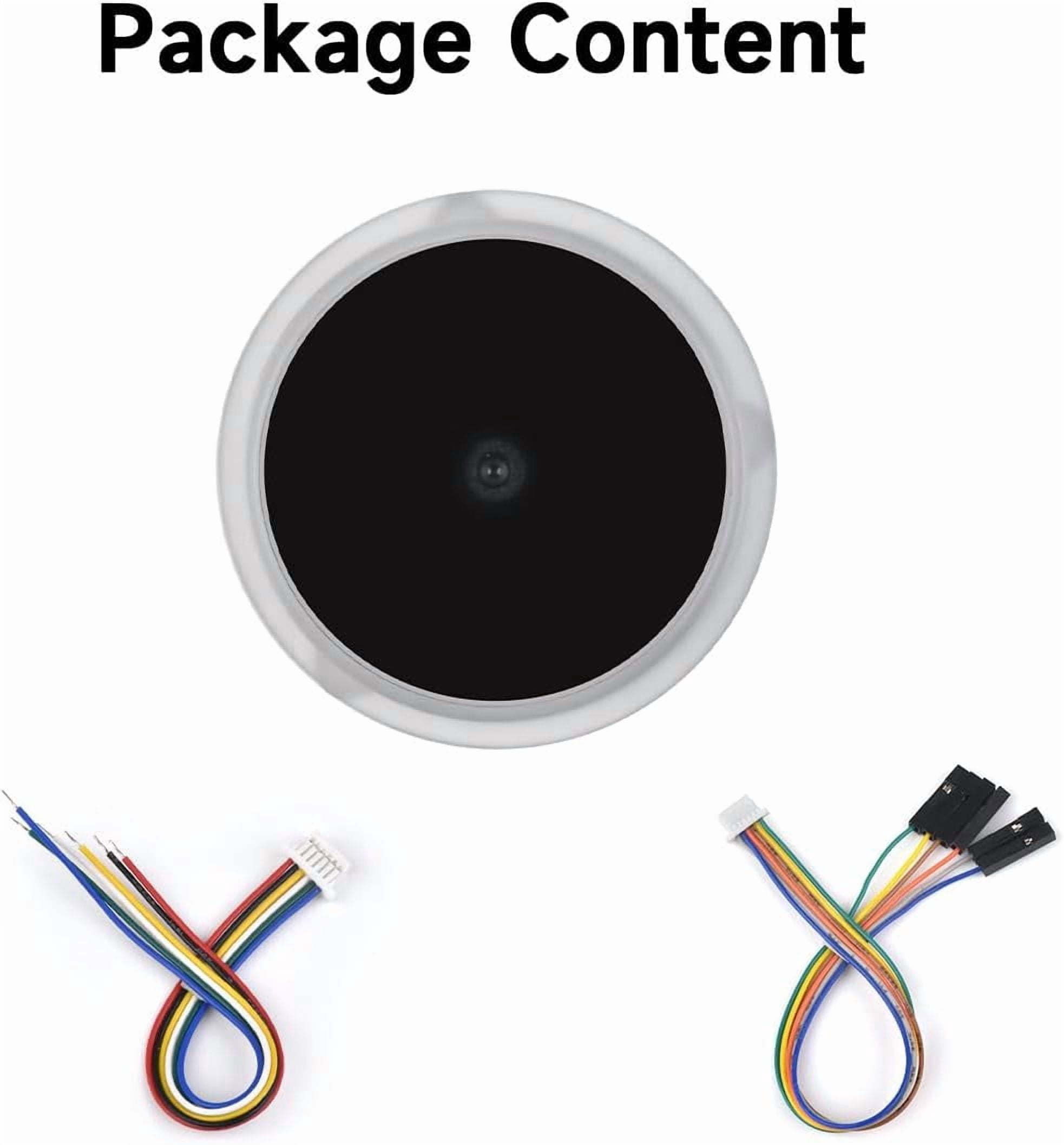 Round 2D Codes Scanner Module, Barcode/QR Code Reader, with LED Indicator, Small Size, Easy to Integrate