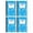 Blue*4, variant on Composition Notebook A5 Marble Notebooks, 4 Pack Mini Composition Notebooks Narrow Ruled Journal Writing Notebook for Office Home Red