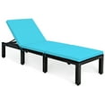 thumbnail image 4 of Patiojoy Adjustable Outdoor Patio Rattan Lounge Chair Chaise Couch with Cushions, 4 of 6