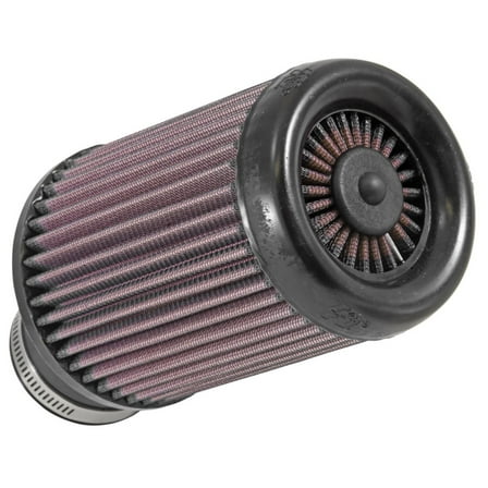 K&N Universal X-Stream Clamp-On Air Filter: High Performance, Premium, Replacement Filter: Flange Diameter: 2.4375 In, Filter Height: 6.5625 In, Flange Length: 2.9375 In, Shape: Round, RX-3800