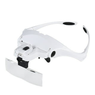 Magnifying Glasses with Light, Hands Free Headband Magnifier