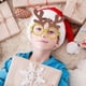 thumbnail image 2 of Xihbxyly Liquidación de Ropa de Mujer Marco de Gafas Navideñas, Gafas Estéreo, Decoración para Adultos y Niños., 2 of 2