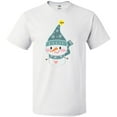 thumbnail image 3 of Inktastic Cute Christmas Snowman in Blue Hat and Scarf T-Shirt, 3 of 5