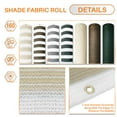 thumbnail image 2 of 3' x 238' Beige with White Stripes Residential Commercial Privacy Deck Fence Screen 160 GSM Weather Resistant Outdoor Protection Fencing Net for Balcony Verandah Porch Patio Pool Backyard Rails, 2 of 5