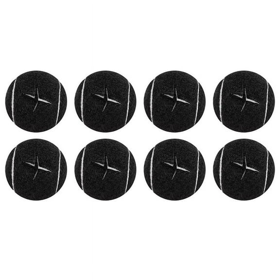 8PCS Precut Walker Tennis Ball for Furniture Legs and Floor Protection, Heavy Duty Long Lasting Felt Pad Covering