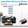 thumbnail image 2 of YWC-Compatible Ink Cartridge Replacement for for Canon CLI-281 CLI-281XXL PB Photo Blue TankWorks for PIXMA TS9120 TS8120 TS8220 Wireless All in One Printers Printer（3Pack）, 2 of 4