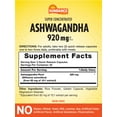 thumbnail image 2 of Ashwagandha Root 920mg | 60 Capsules | Super Concentrated | Traditional Ayurvedic Herb | by Sundance, 2 of 3