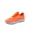 Orange, variant on Remy-18k Youth Girl's fashion Flat Lace Up Light weight Glitter Sneaker Athletic Shoes