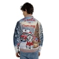 thumbnail image 5 of Santa is Coming Siberian Husky Merry Christmas Xmas Noel Truck Tree All Over Print 3D Baseball Jacket Husky Dog Lover Gifts Bomber Jacket Softball - 02023, 5 of 6