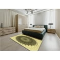 thumbnail image 4 of Ahgly Company Indoor Rectangle Patterned Mustard Yellow Area Rugs, 3' x 5', 4 of 6