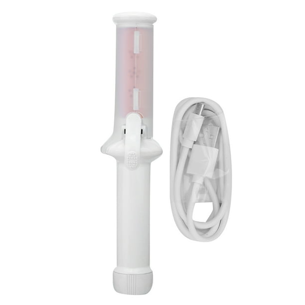 Rizador de pelo, mini rizador de pelo eléctrico portátil USB, rizador de pelo inalámbrico multifuncional