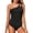 Black, variant on Women Swimsuit One Piece Tummy Control Bathing Suits Sexy Swim Suits